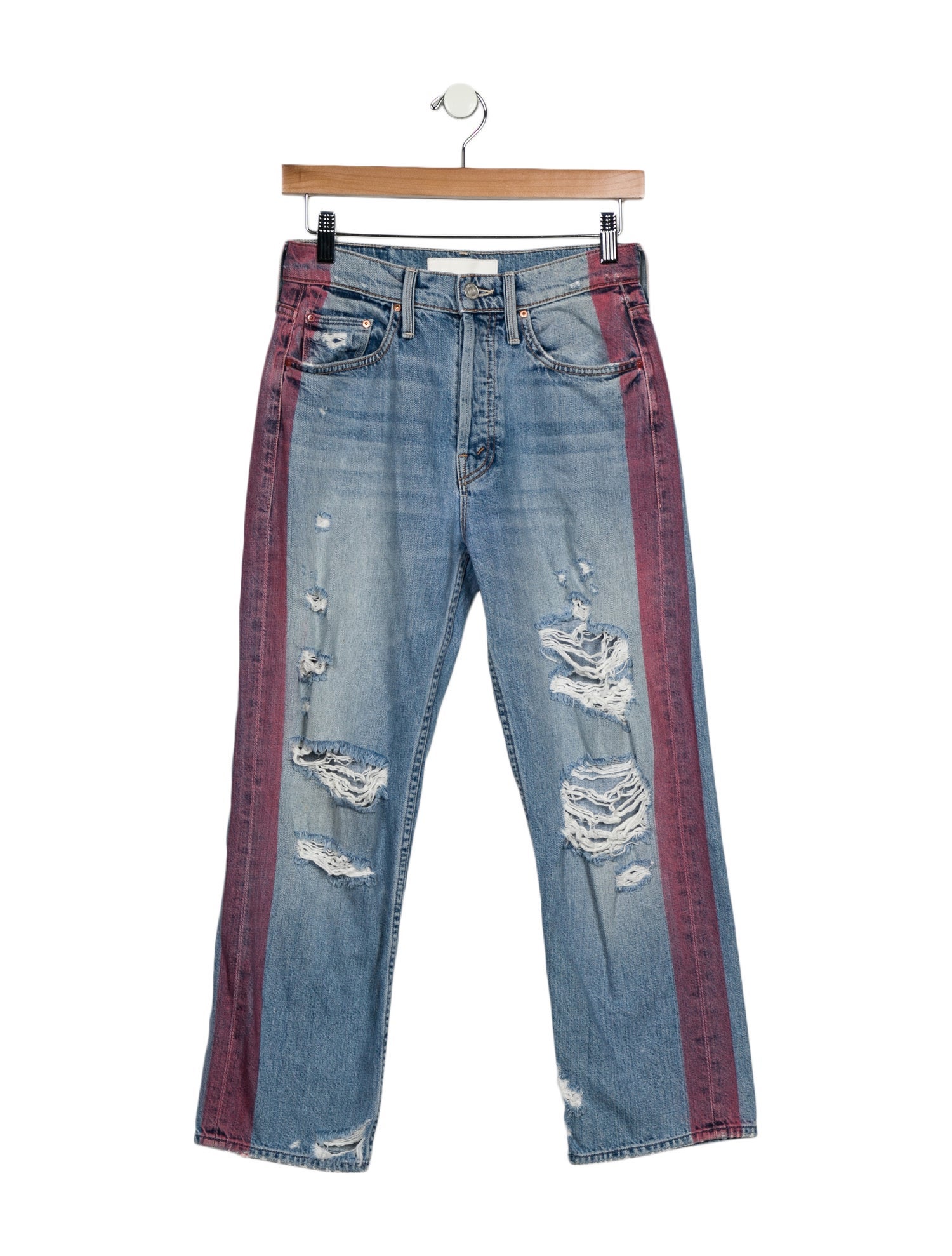 Mother High-Rise Straight Leg Jeans